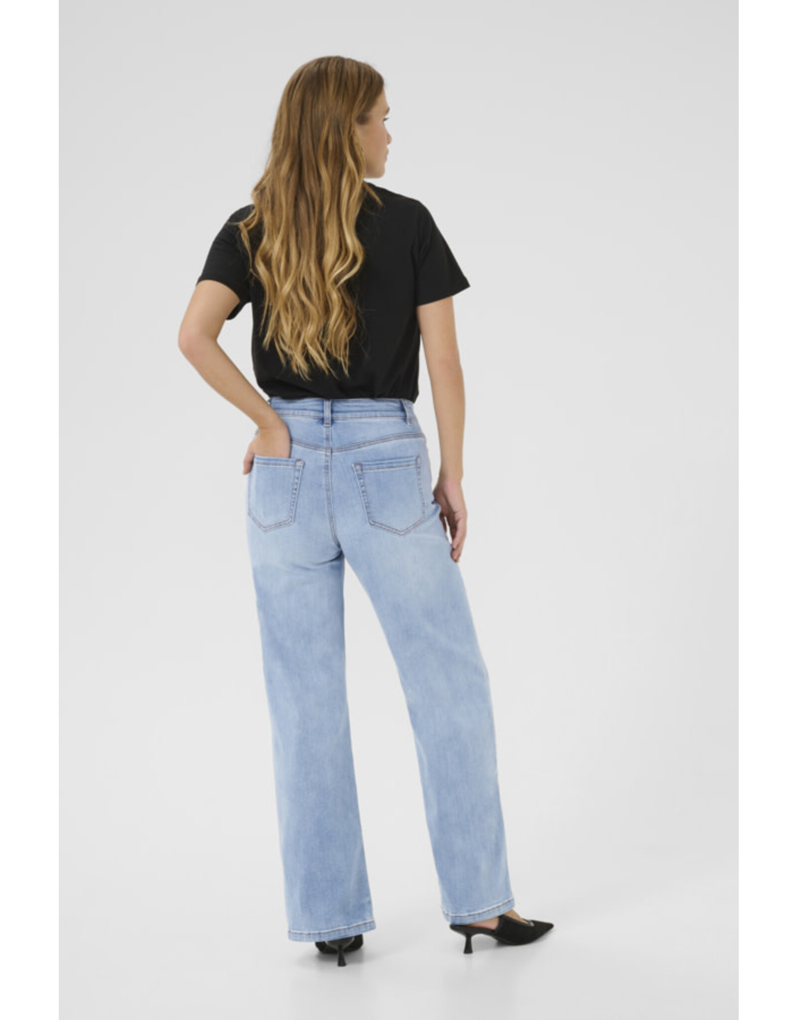 Kaffe Kaffe - Sinem High Waist Jeans (Light Blue)