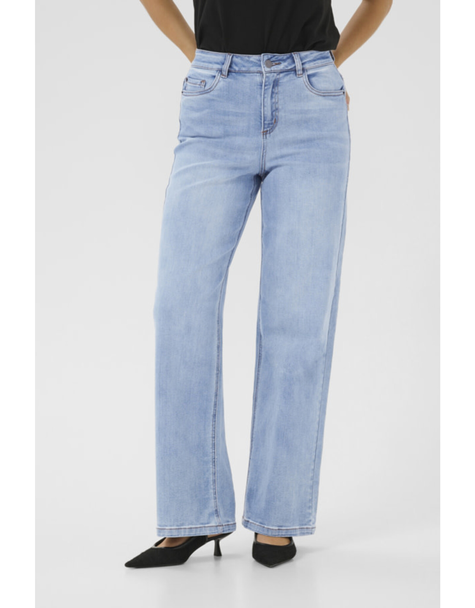 Kaffe Kaffe - Sinem High Waist Jeans (Light Blue)