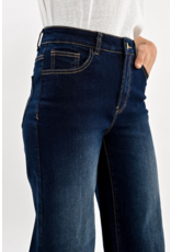 Molly Bracken Molly Bracken - High Waisted Wide leg jeans (Denim Dark Blue)