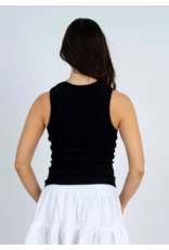 RD Style RD Style - Maria Crewneck Muscle Tank (Black)