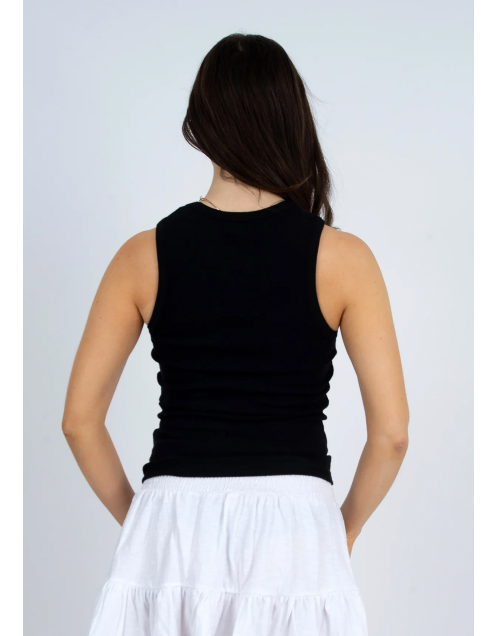 RD Style RD Style - Maria Crewneck Muscle Tank (Black)