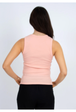 RD Style RD Style - Maria Crewneck Muscle Tank (Dusty Peach)