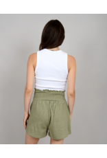 RD Style RD Style - Maria Crewneck Muscle Tank (White)