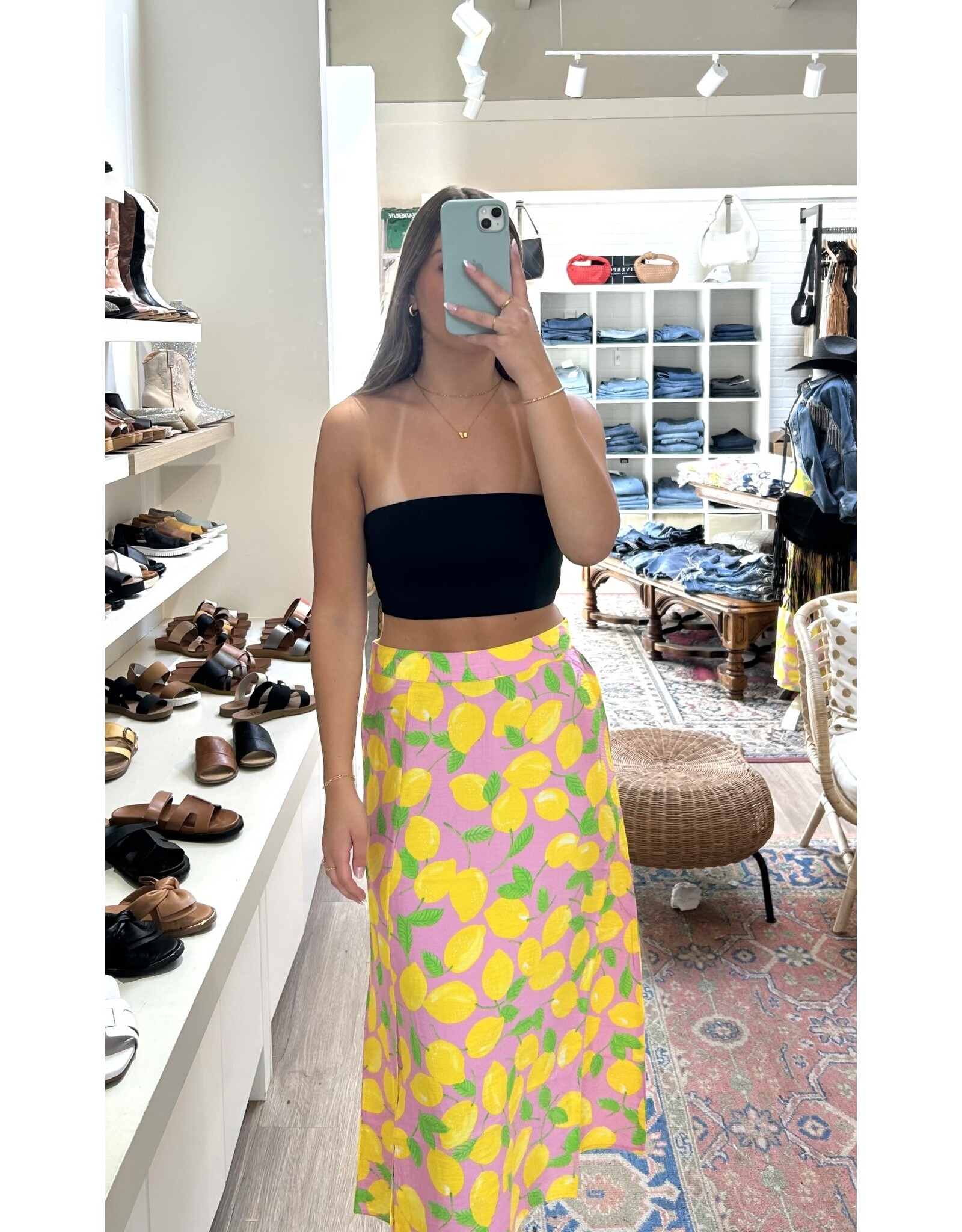 b.young b.Young - Isela skirt (Begonia Pink)