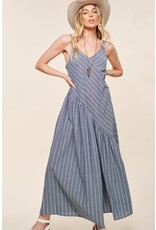 Kye Mi Ruthie - Wide Leg Denim Jumpsuit