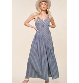 Kye Mi Ruthie - Wide Leg Denim Jumpsuit