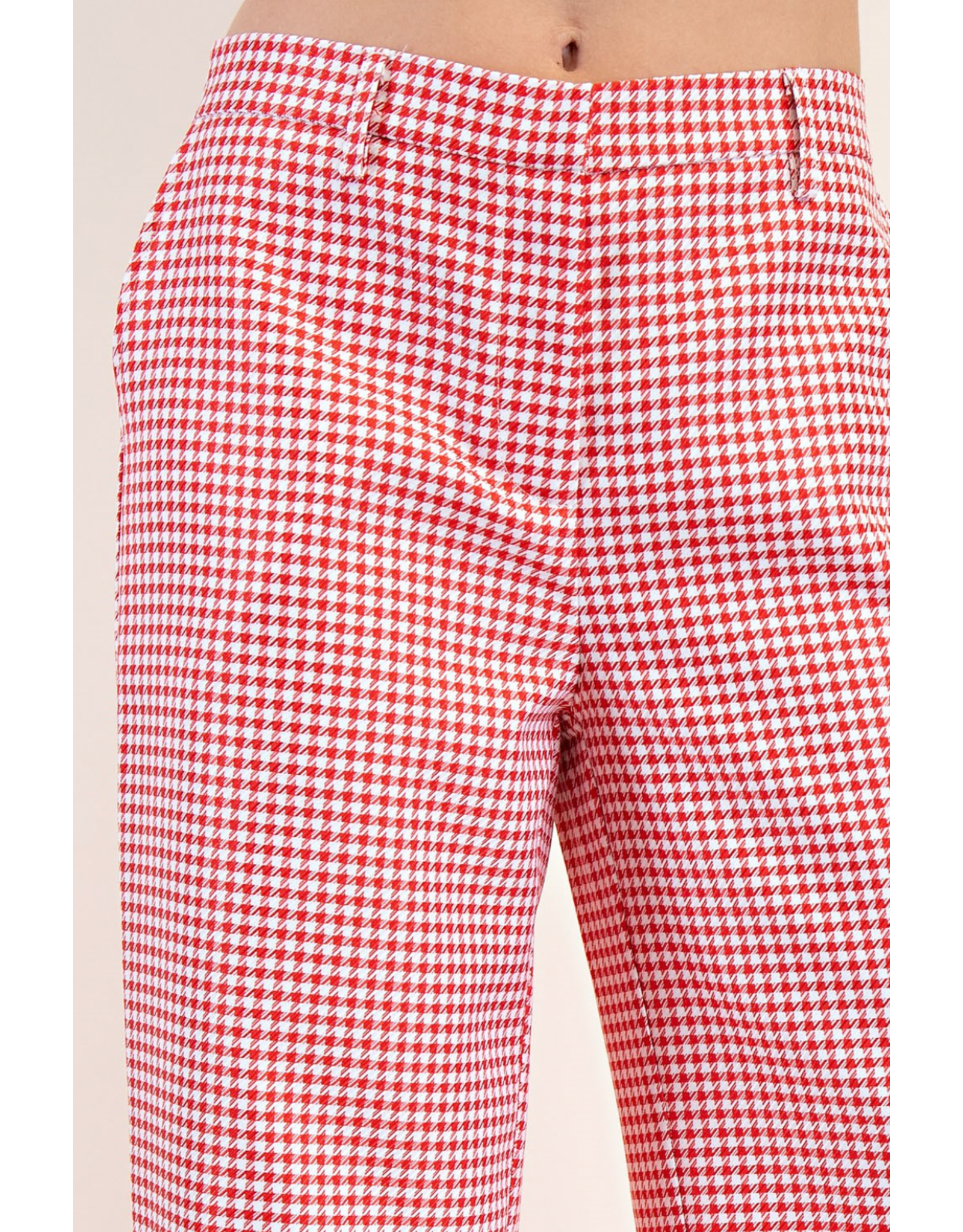 glam Midrise Long Pants (Red)