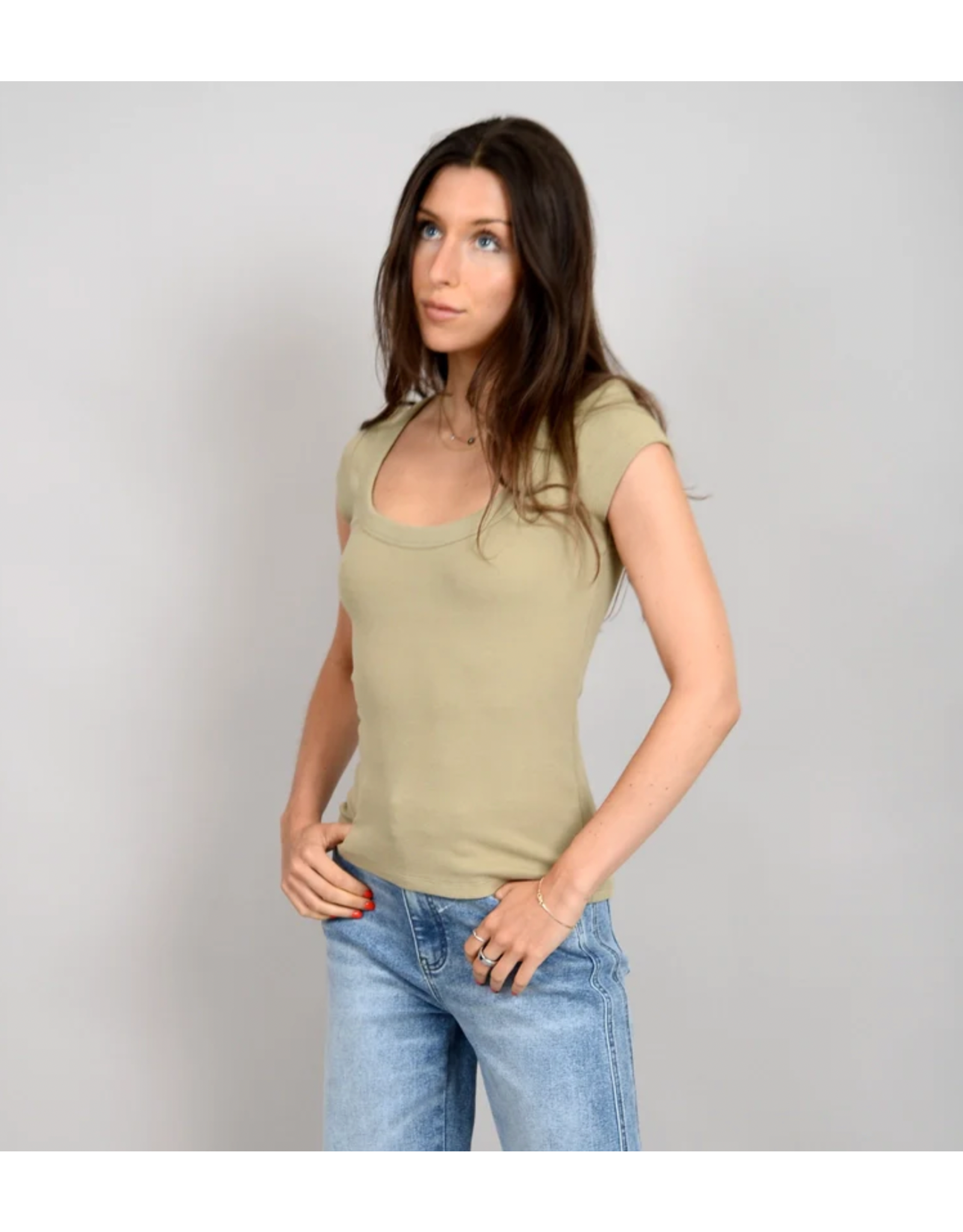 RD Style RD Style - Scootie Scoop Neck Tee (Elm)