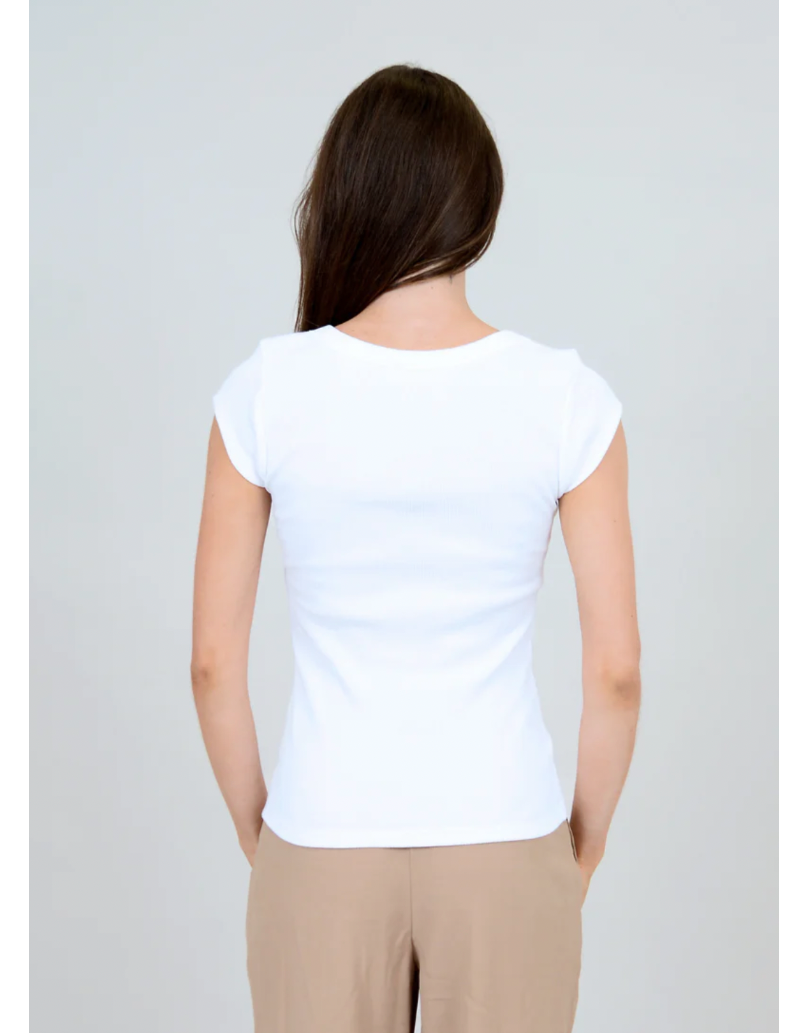 RD Style RD Style - Scootie Scoop Neck Tee (White)
