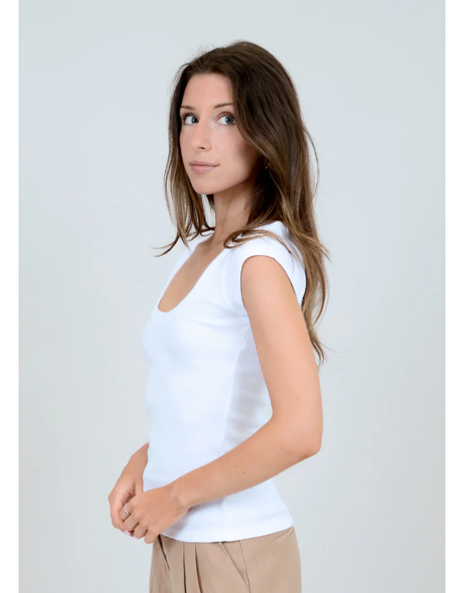 RD Style RD Style - Scootie Scoop Neck Tee (White)