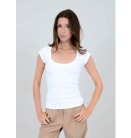 RD Style RD Style - Scootie Scoop Neck Tee (White)
