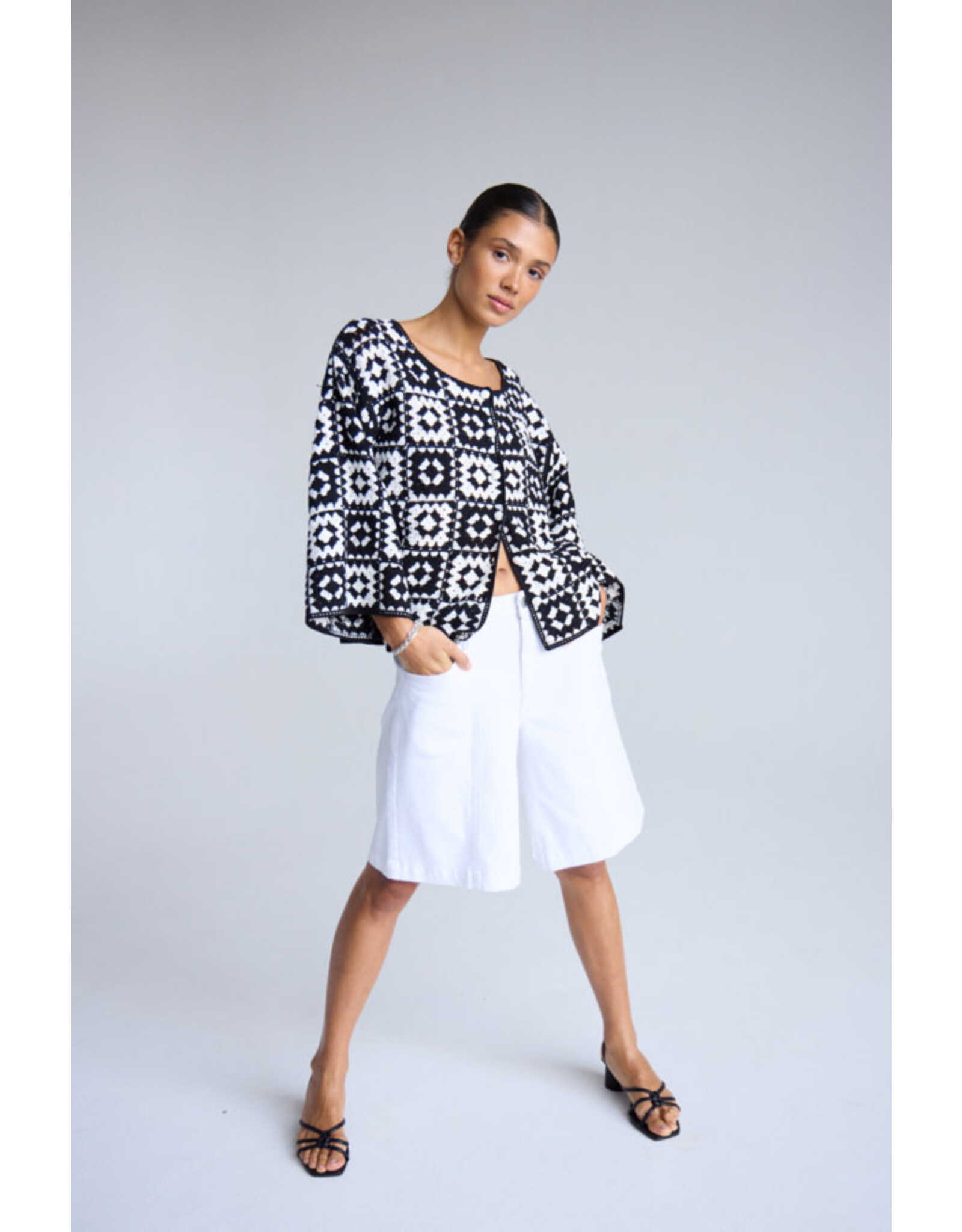 ICHI ICHI - Bandi Cardigan (Birch / Black)