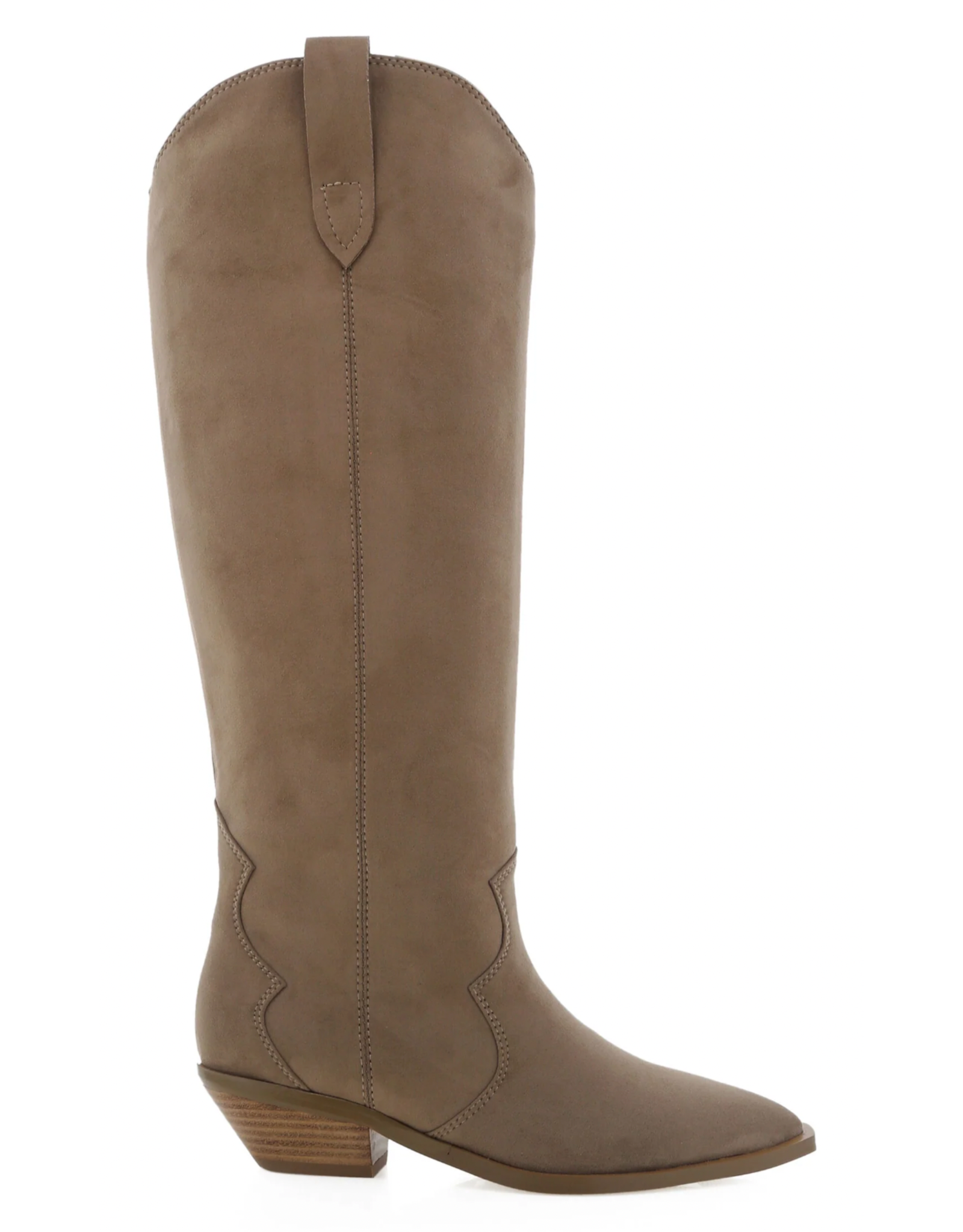 Billini - Helix Flat Western Boot (Fawn Suede)