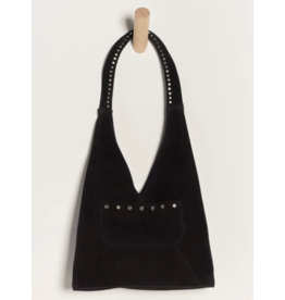 Free people Free People - Soho Suede Stud Shoulder Bag (Black)