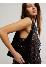 Free people Free People - Soho Suede Stud Shoulder Bag (Black)