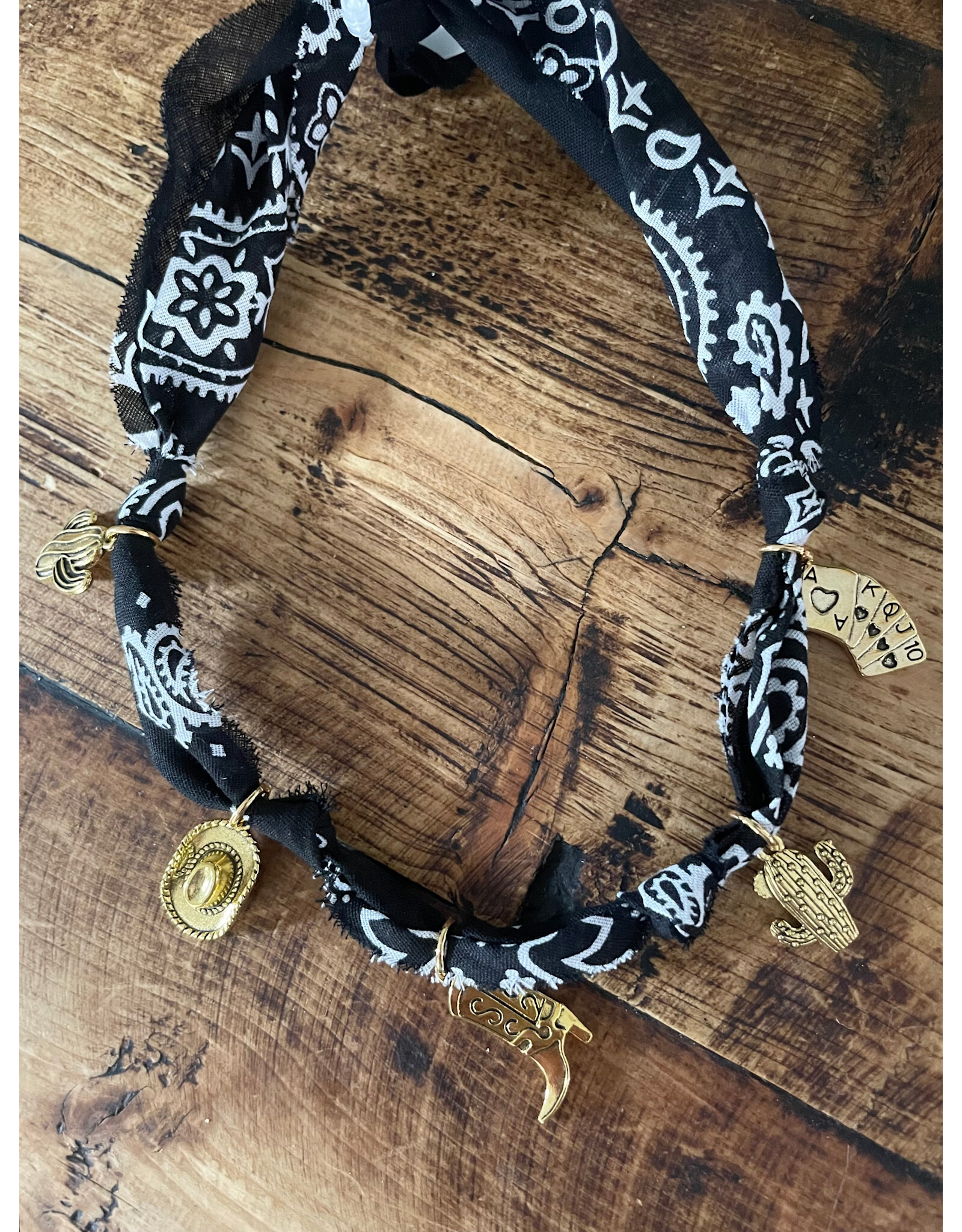 Nut and Satchi Nut and Satchi Bandana Charm Necklace