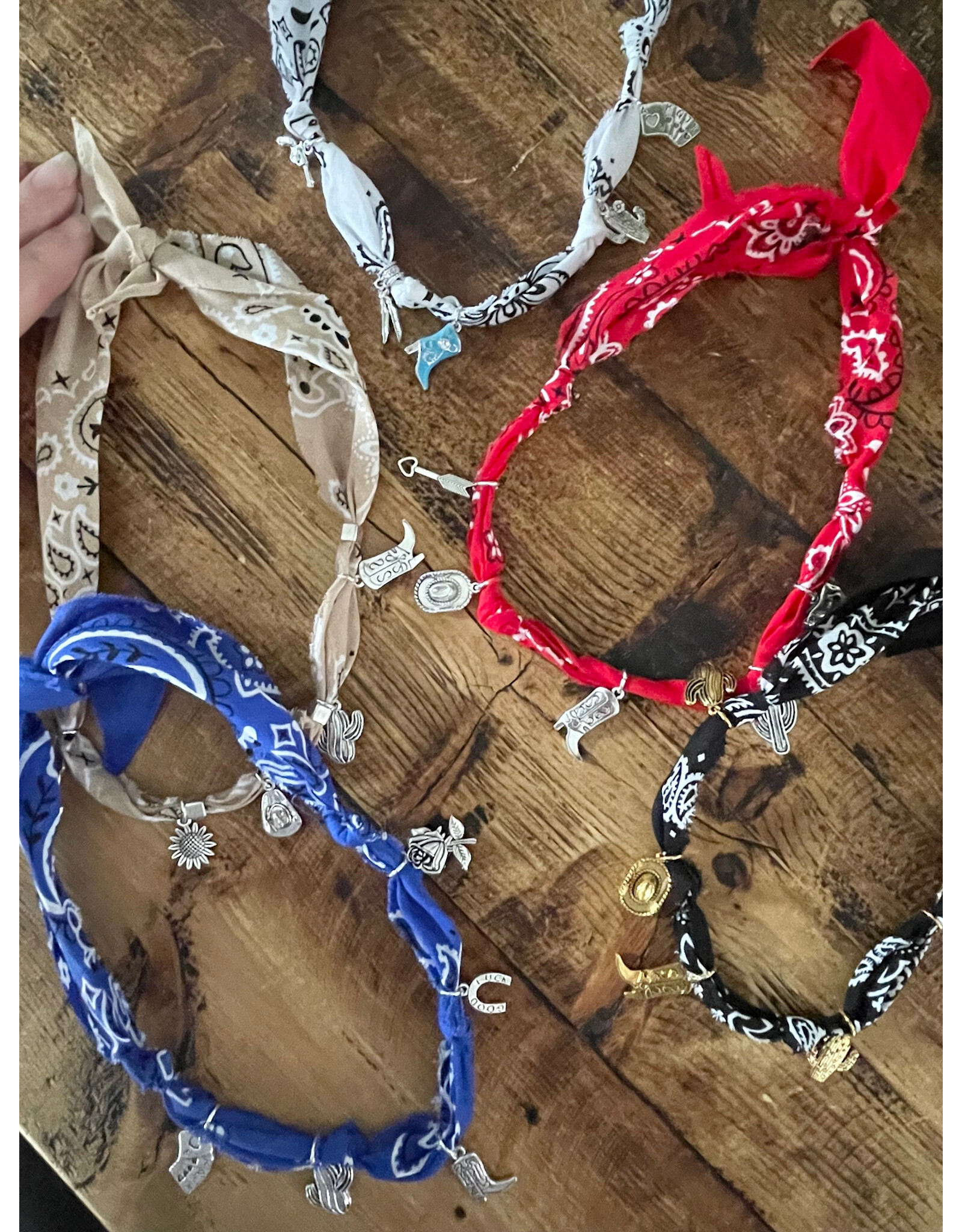 Nut and Satchi Nut and Satchi Bandana Charm Necklace