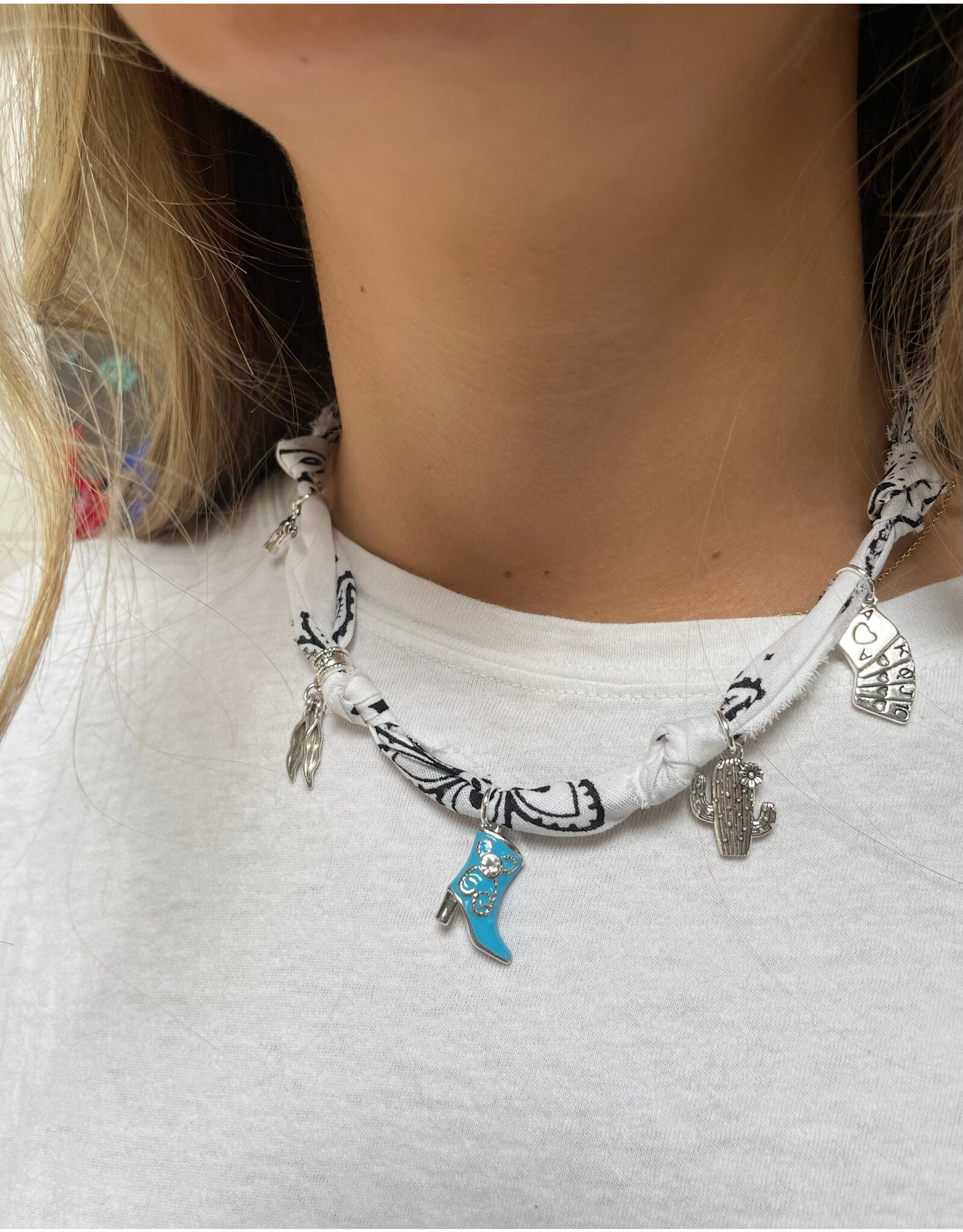 Nut and Satchi Nut and Satchi Bandana Charm Necklace