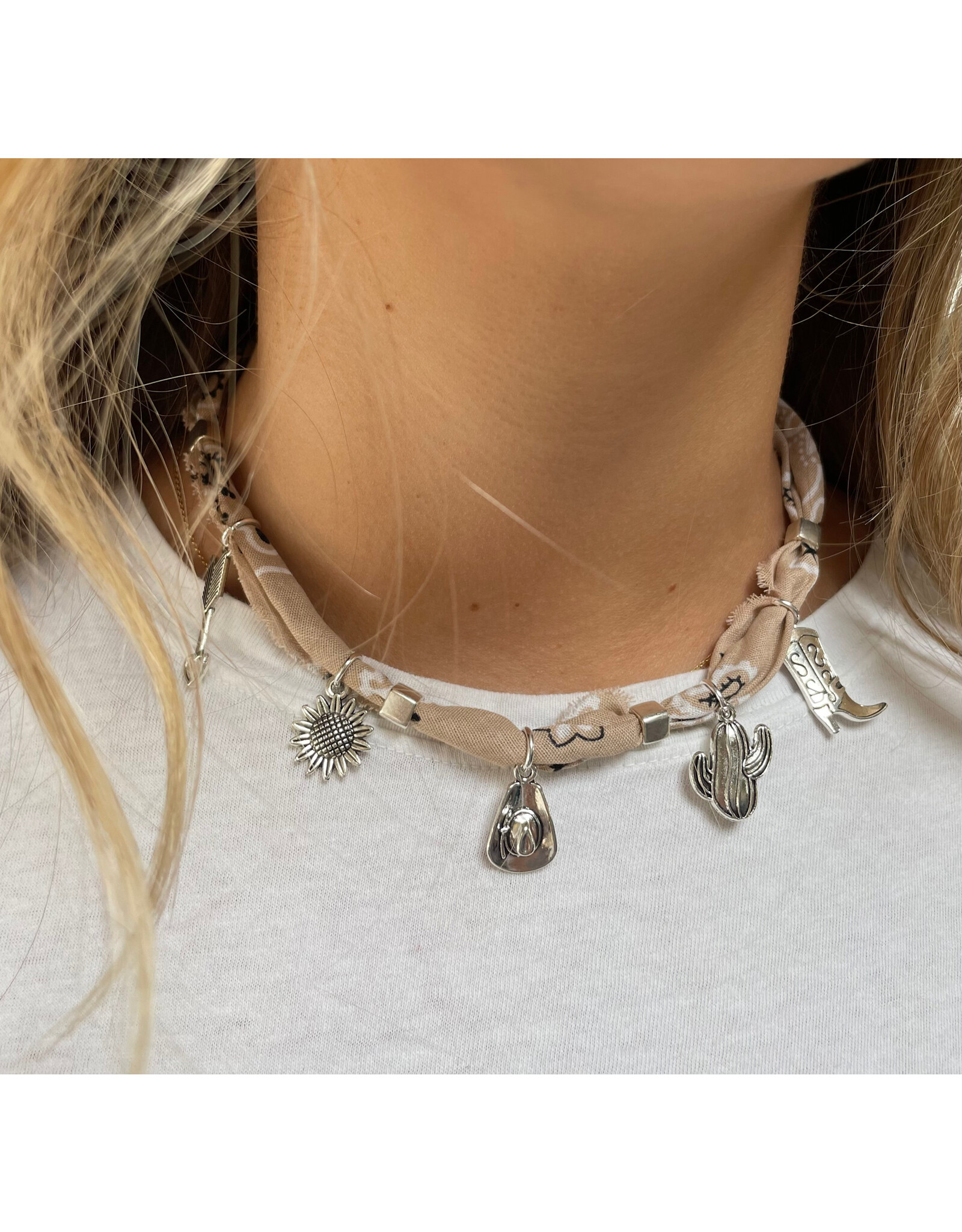 Nut and Satchi Nut and Satchi Bandana Charm Necklace