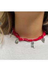 Nut and Satchi Nut and Satchi Bandana Charm Necklace