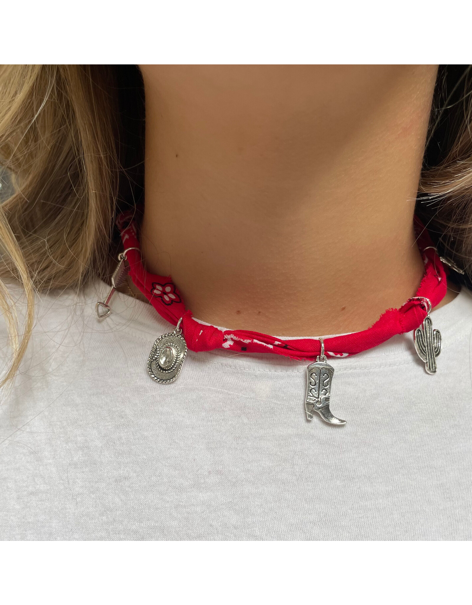 Nut and Satchi Nut and Satchi Bandana Charm Necklace