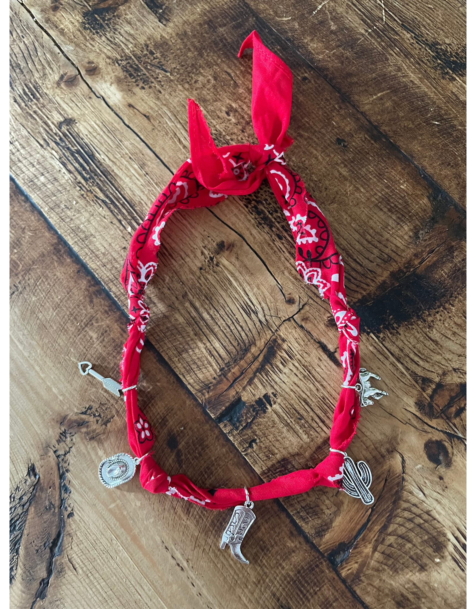 Nut and Satchi Nut and Satchi Bandana Charm Necklace