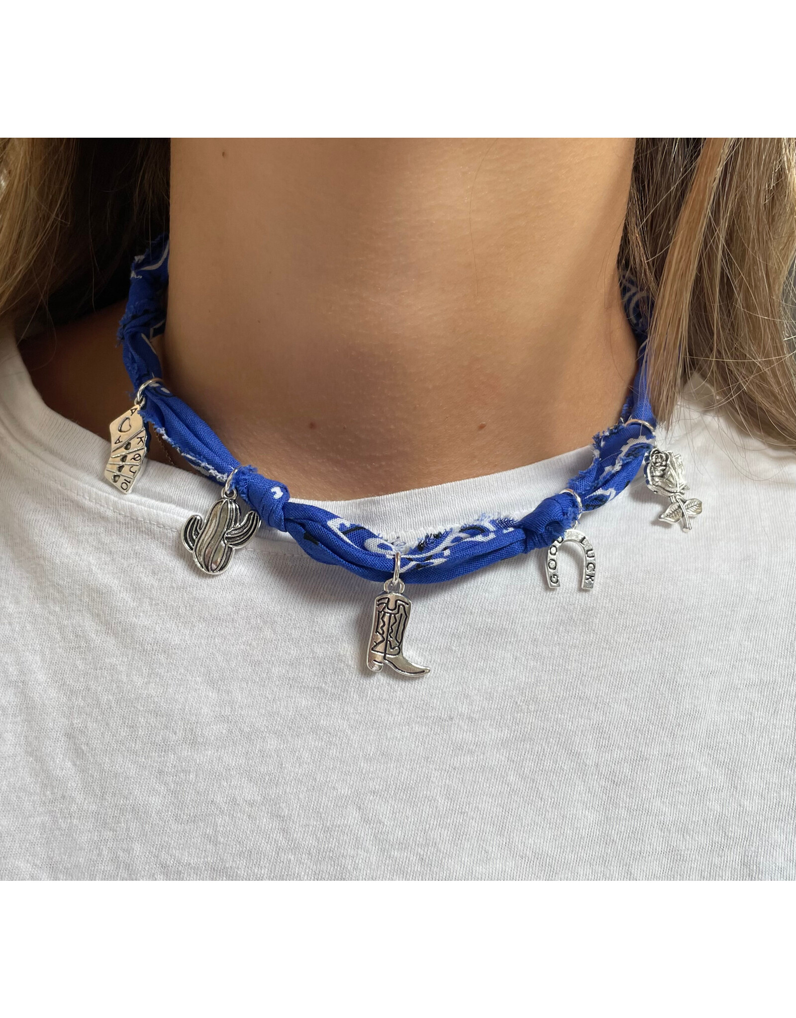 Nut and Satchi Nut and Satchi Bandana Charm Necklace