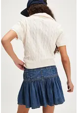 Free people Free People Roselle Denim Mini (High Tide)