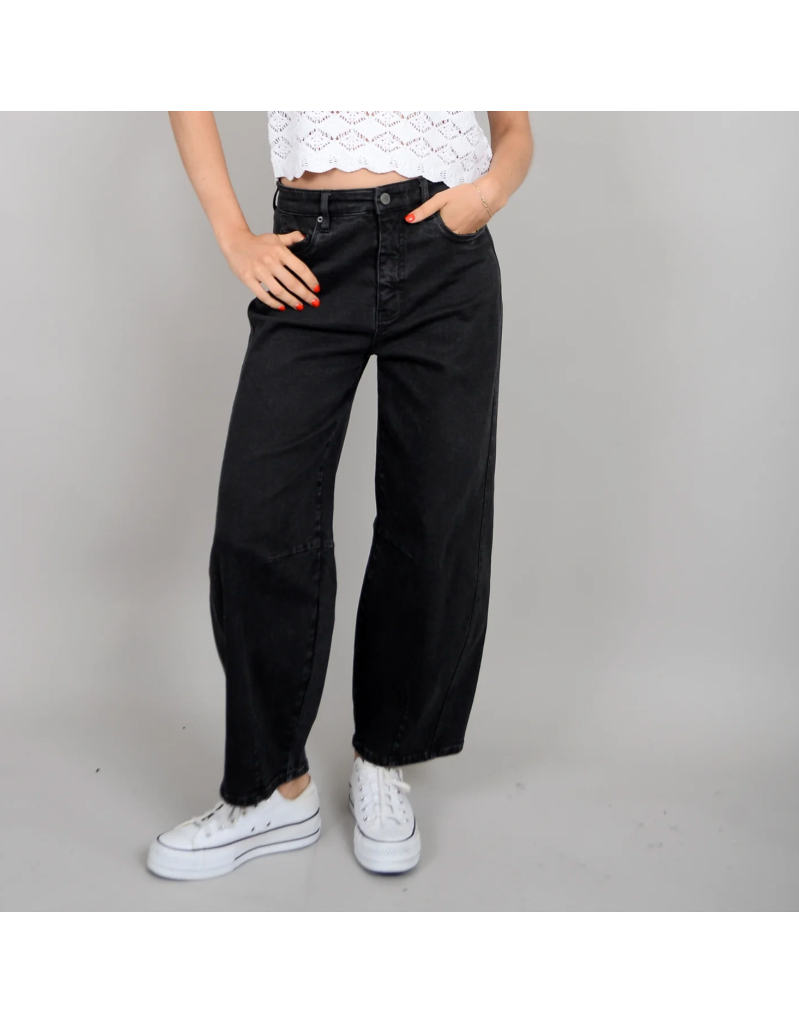 RD Style RD Style - Barni Barrel Jean (Black)