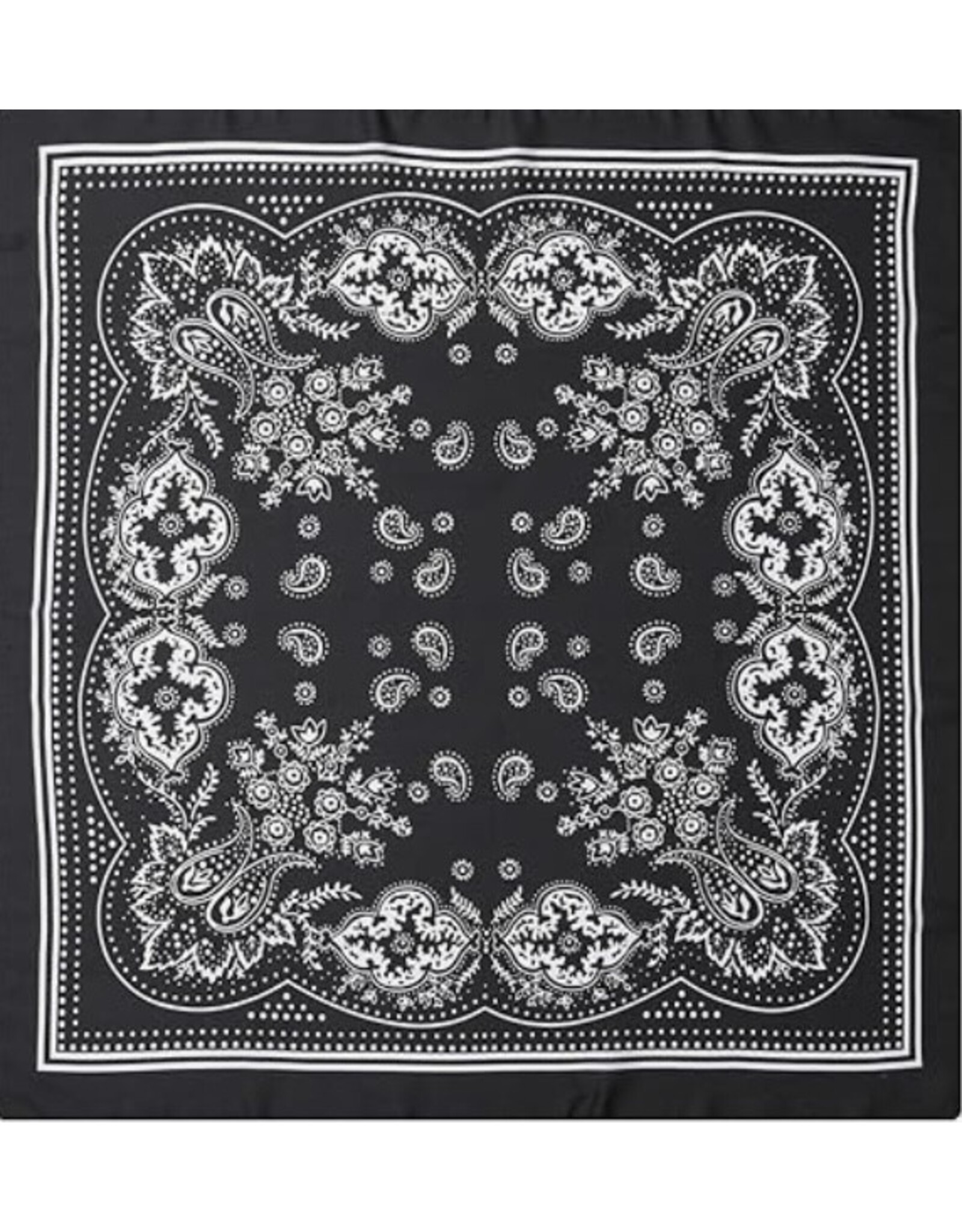 Satin Bandana (Black)