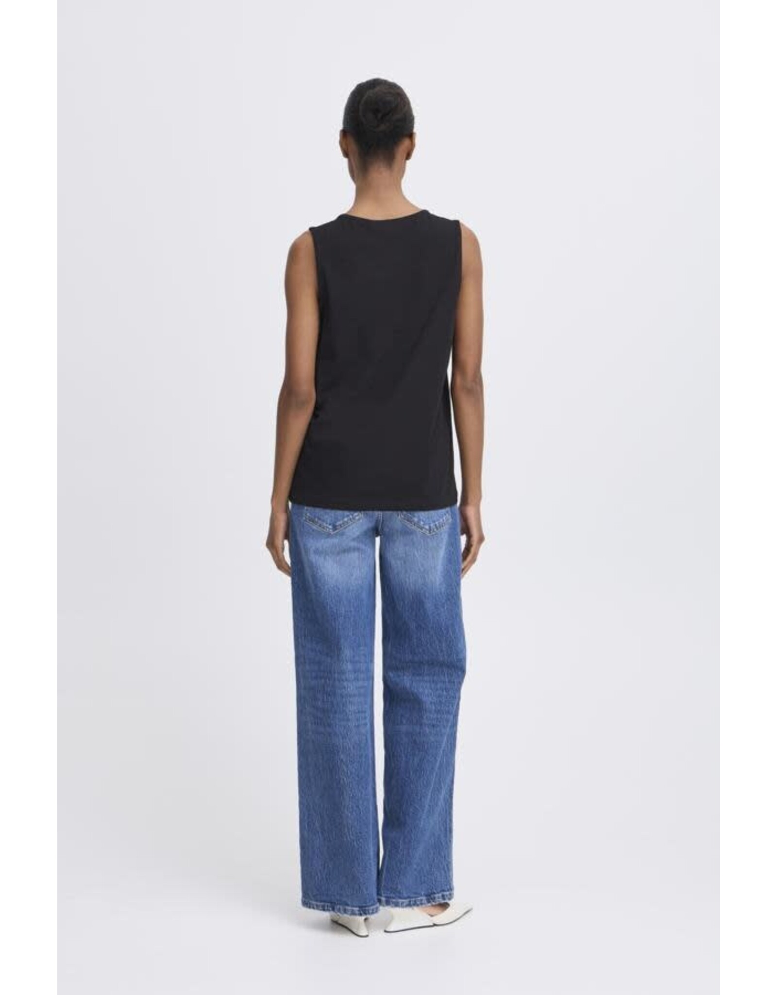 b.young b.young - Pandinna V Neck Top (Black)