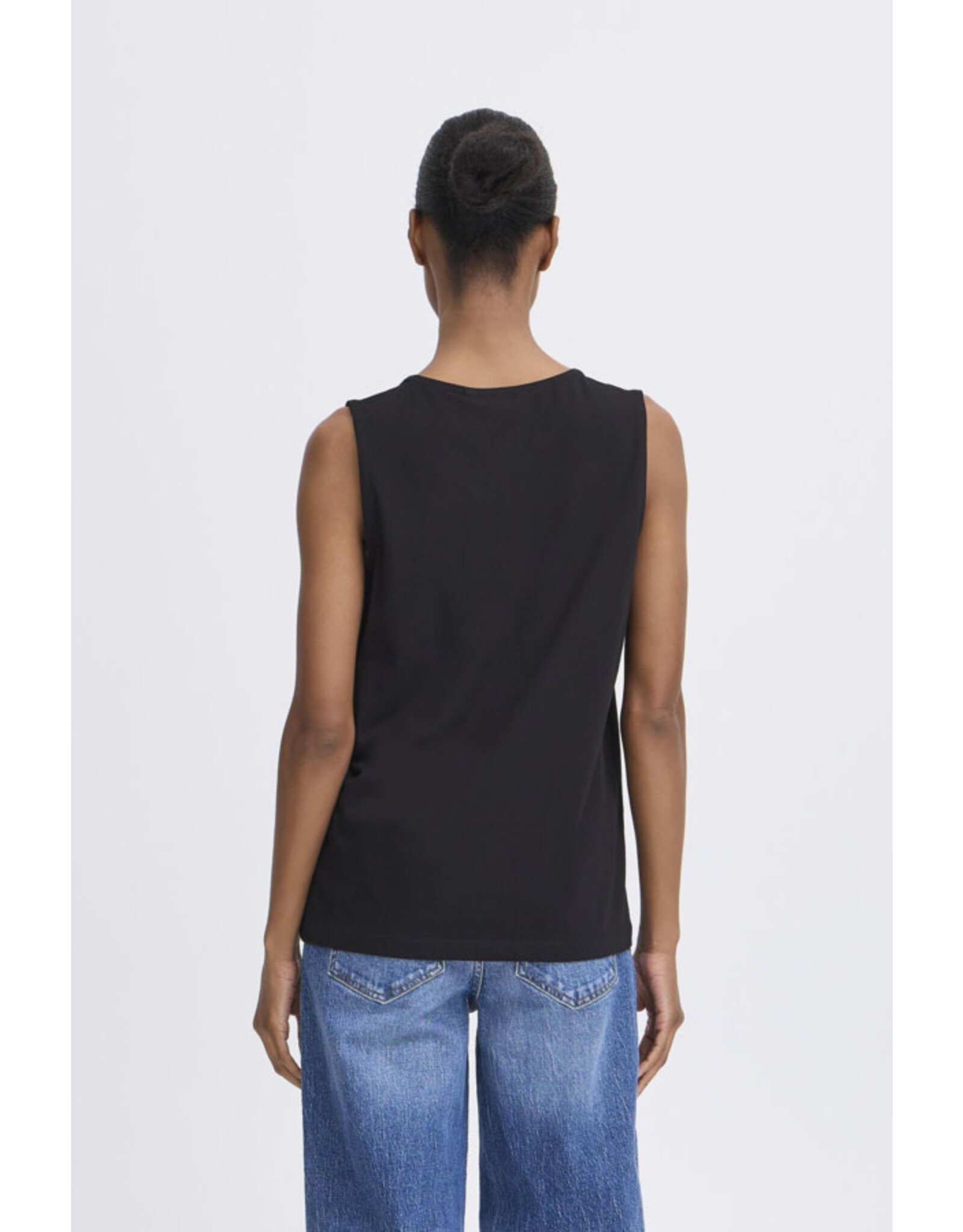b.young b.young - Pandinna V Neck Top (Black)