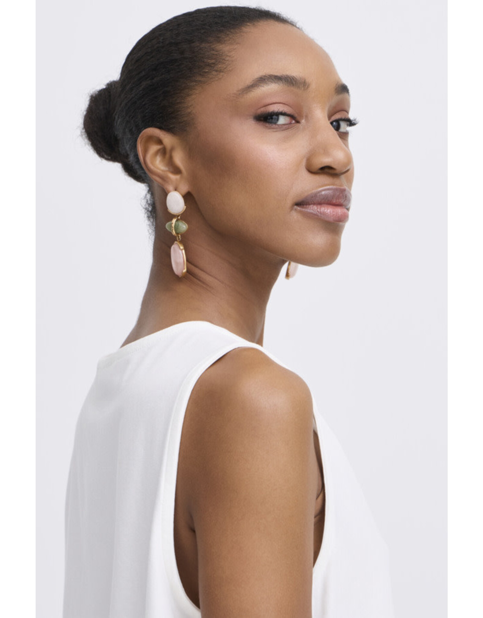 b.young b.young - Pandinna V Neck Top (Marshmallow)