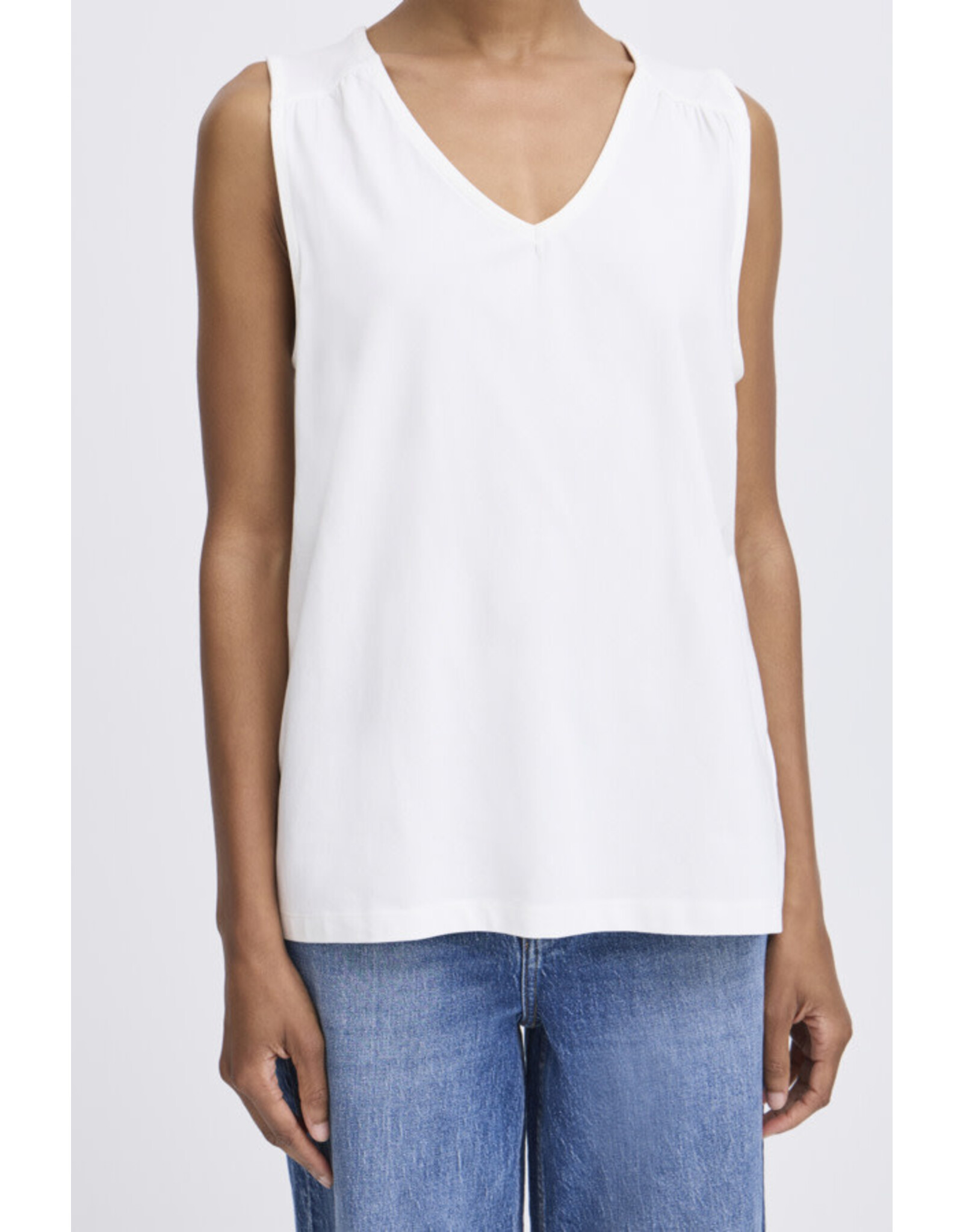 b.young b.young - Pandinna V Neck Top (Marshmallow)