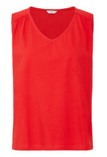 b.young b.young - Pandinna V Neck Top (Scarlet Flame)