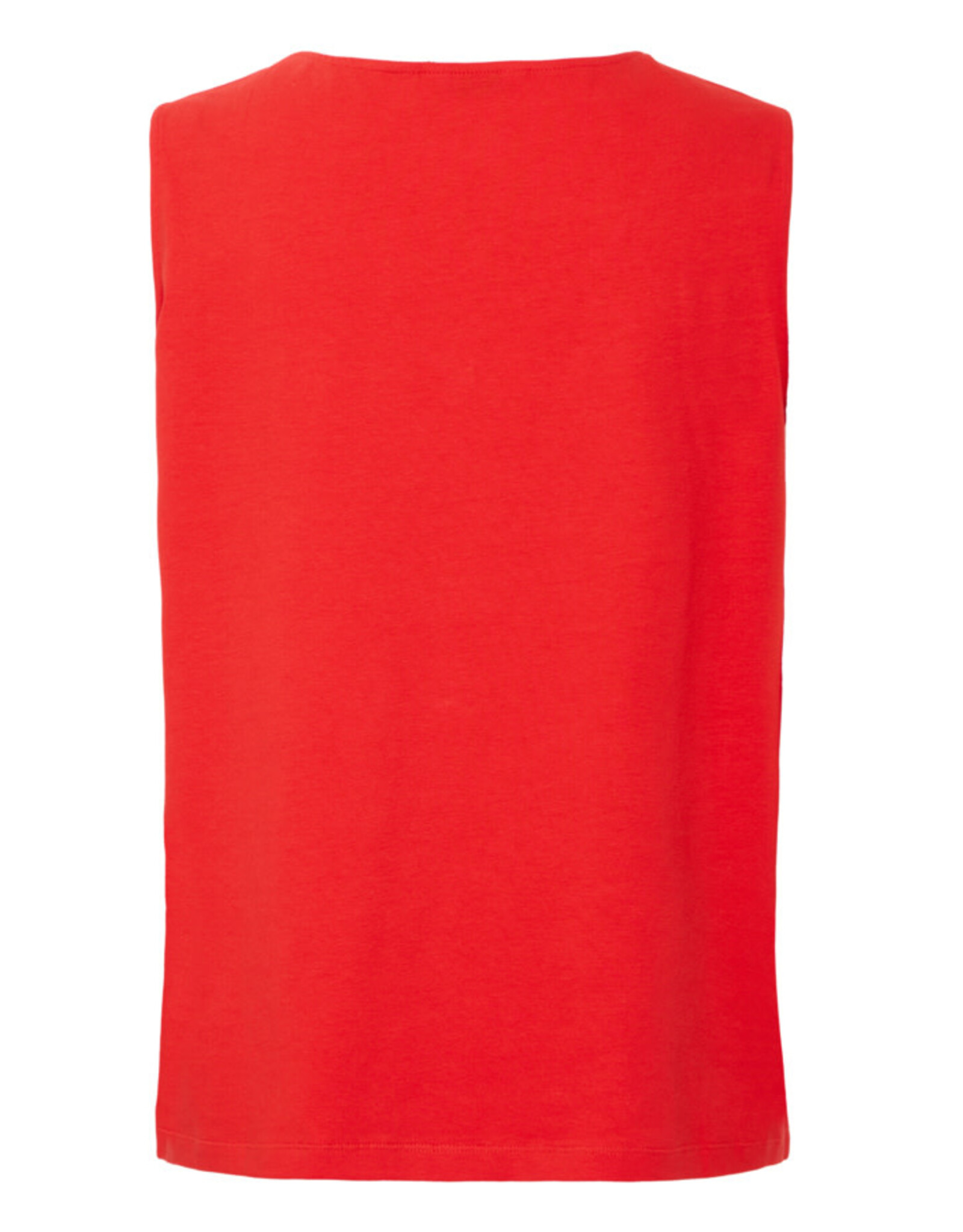 b.young b.young - Pandinna V Neck Top (Scarlet Flame)
