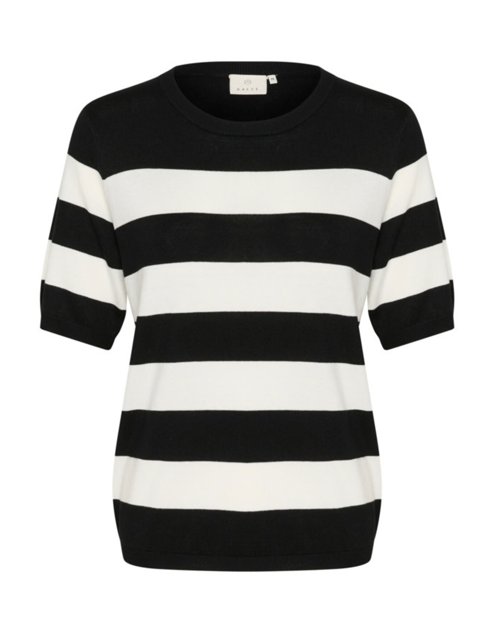 Kaffe Kaffe - Lizza stripe (Black / Chalk Bold)
