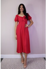 Papillon Papillon - Off the Shoulder Midi Dress (Red)