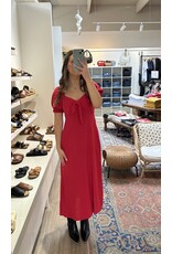 Papillon Papillon - Off the Shoulder Midi Dress (Red)