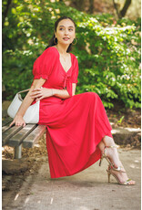 Papillon Papillon - Off the Shoulder Midi Dress (Red)
