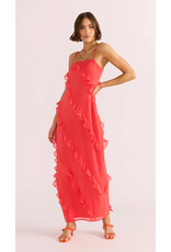 Mink Pink Mink Pink - Venus Ruffle Maxi Dress (Lipstick Red)