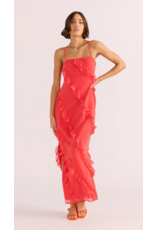 Mink Pink Mink Pink - Venus Ruffle Maxi Dress (Lipstick Red)