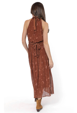 Sadie & Sage Sadie & Sage - Last Dance Tieback Midi Dress (Brown)