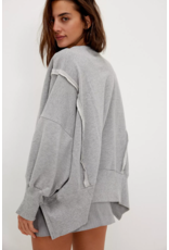 Free people Free People - Graphic Camden Pullover (Cloud Combo - New York)