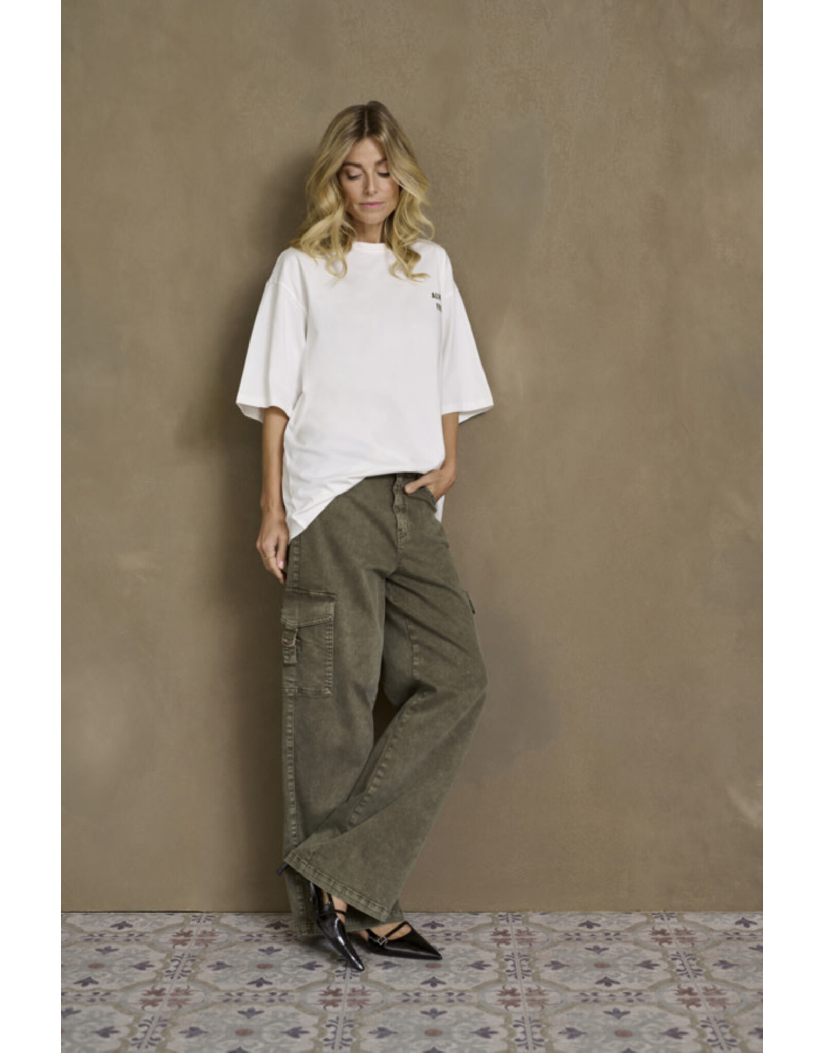 Cream Cream - Sirin Oversized Tee (Green Moss)