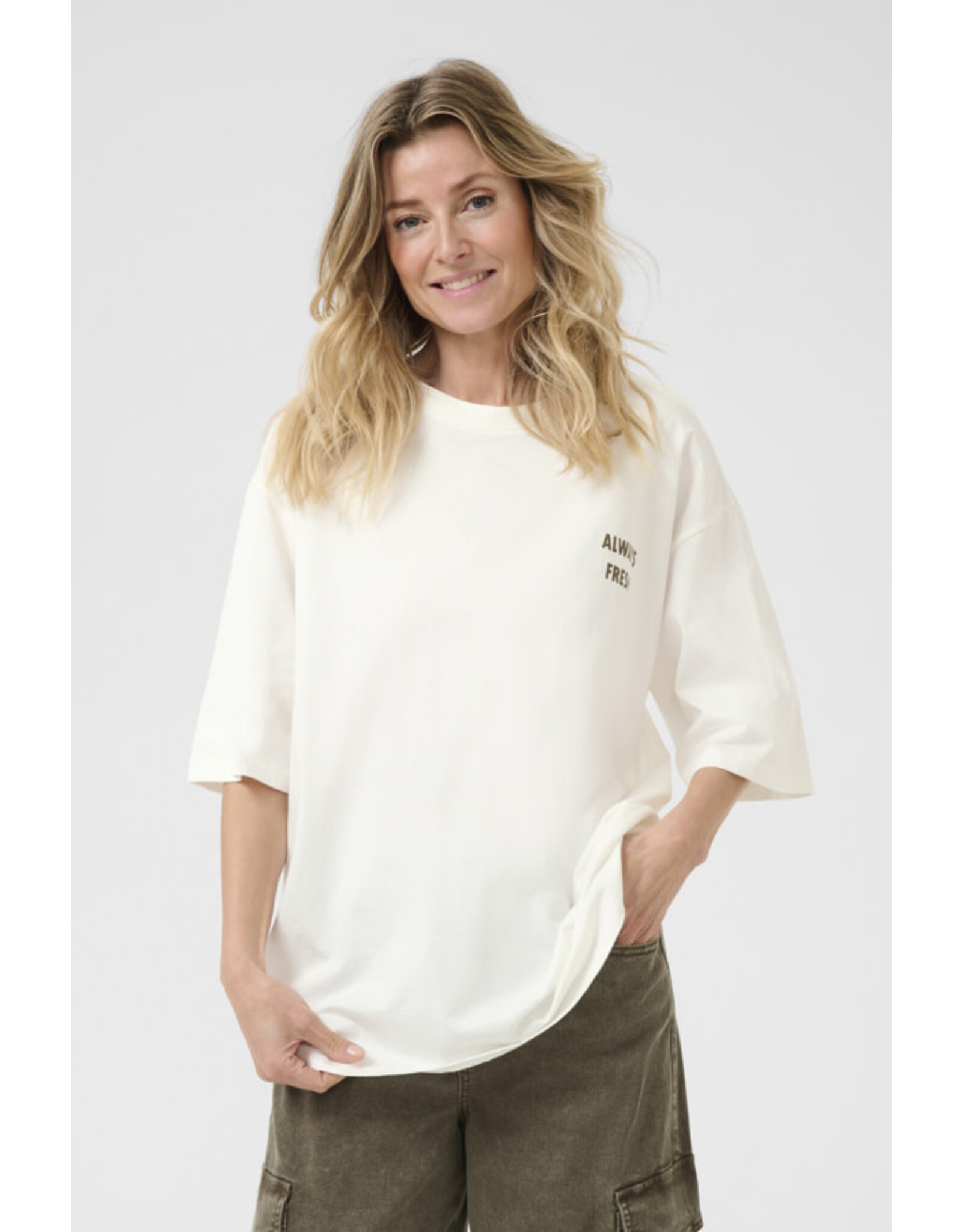 Cream Cream - Sirin Oversized Tee (Green Moss)