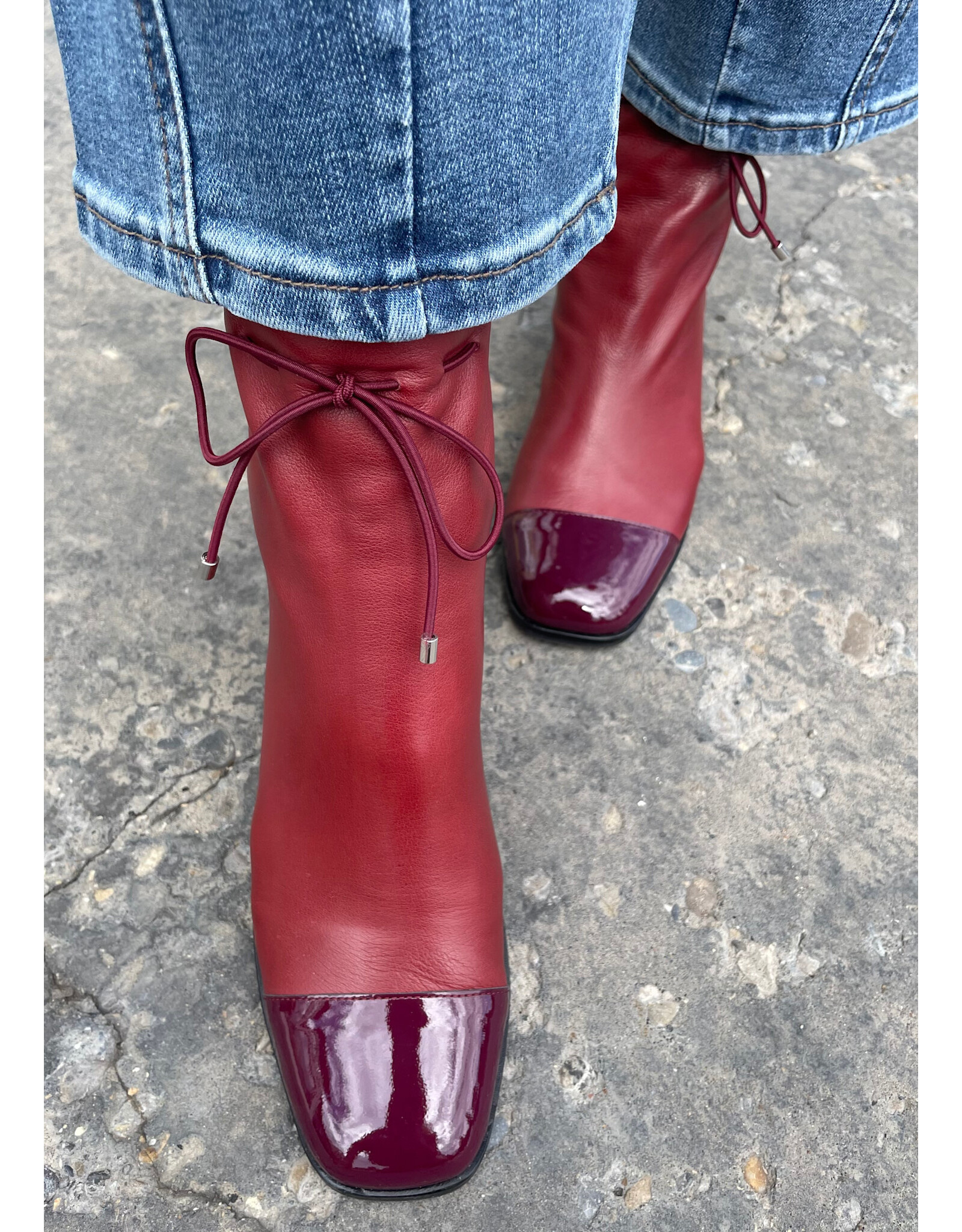 Django and Juliette Django & Juliette - Valina (Burgundy Patent Leather)