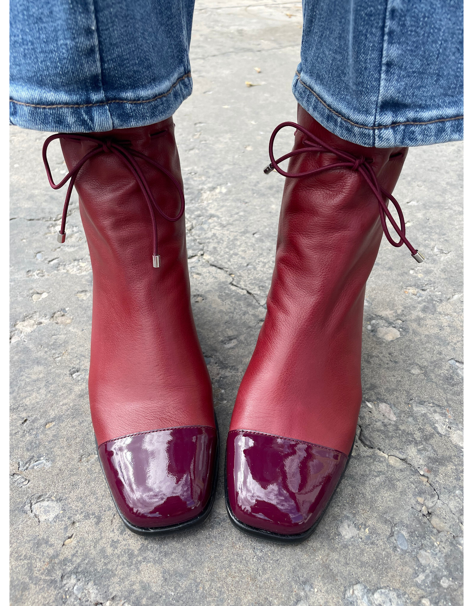Django and Juliette Django & Juliette - Valina (Burgundy Patent Leather)