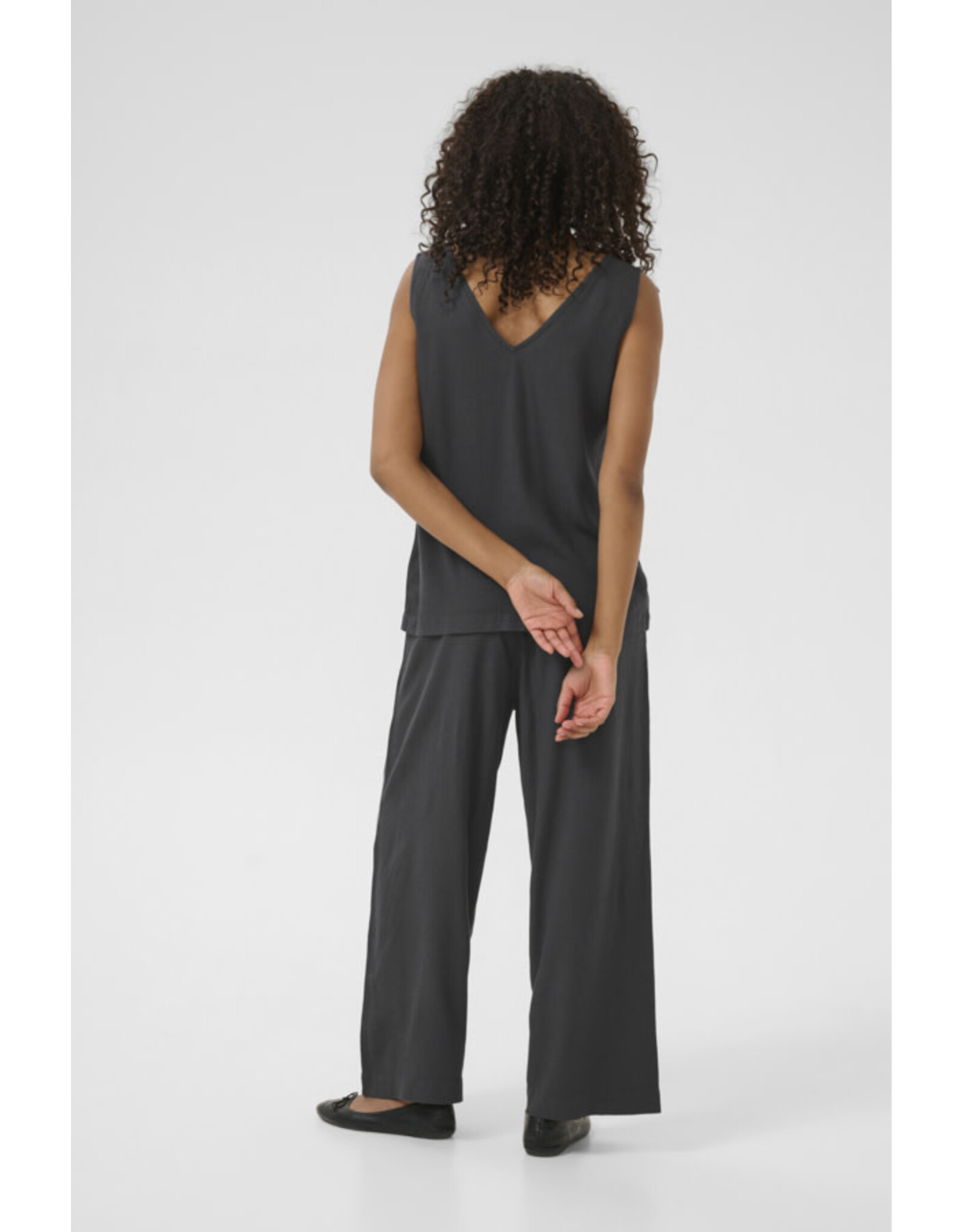 Kaffe Kaffe - Milia Top (Black Oyster)