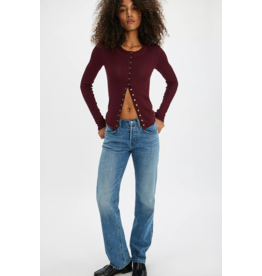 Free people Free People - Going Places Cardi (Acai)